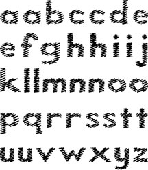 Technique Tuesday - Alphabet Stamp Set - Boulder Slopes Lowercase Large  (sold individually)